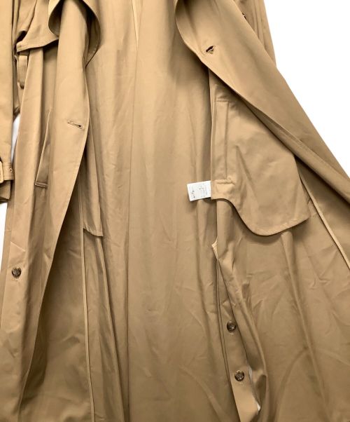 HER LIP TO（ハーリップトゥ）HER LIP TO (ハーリップトゥ) トレンチコート ブラウン サイズ:Sサイズ 未使用品の古着・服飾アイテム
