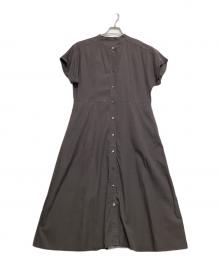 green label relaxing（グリーンレーベルリラクシング）の古着「green label relaxing　シャツワンピース」｜グレー