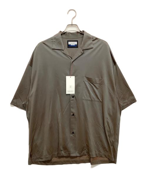 MAISON SPECIAL（メゾンスペシャル）MAISON SPECIAL (メゾンスペシャル) スキッパーシャツ ブラウン サイズ:02の古着・服飾アイテム