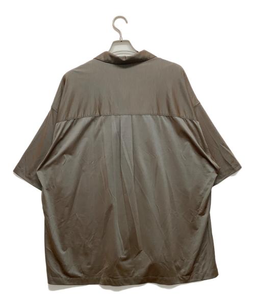 MAISON SPECIAL（メゾンスペシャル）MAISON SPECIAL (メゾンスペシャル) スキッパーシャツ ブラウン サイズ:02の古着・服飾アイテム