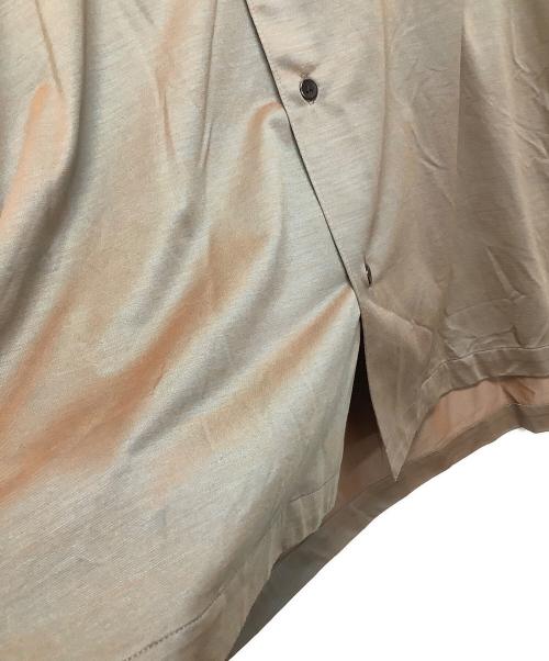 MAISON SPECIAL（メゾンスペシャル）MAISON SPECIAL (メゾンスペシャル) スキッパーシャツ ブラウン サイズ:02の古着・服飾アイテム