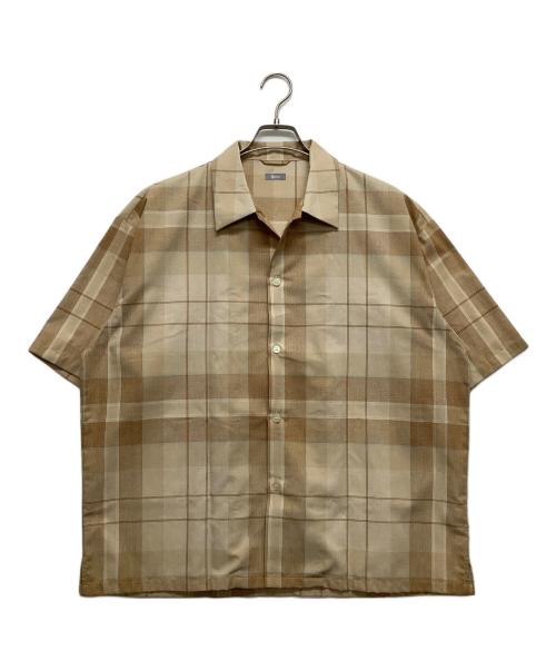 JOURNAL STANDARD relume（ジャーナルスタンダード レリューム）JOURNAL STANDARD relume (ジャーナルスタンダード レリューム) チェックシャツ ブラウン サイズ:Lの古着・服飾アイテム