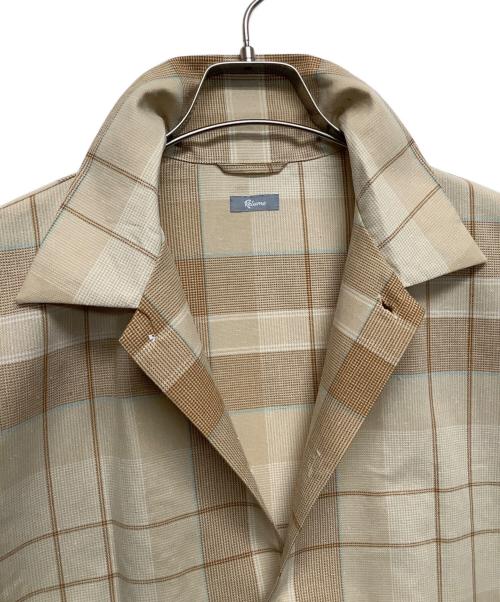 JOURNAL STANDARD relume（ジャーナルスタンダード レリューム）JOURNAL STANDARD relume (ジャーナルスタンダード レリューム) チェックシャツ ブラウン サイズ:Lの古着・服飾アイテム