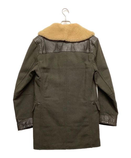 NIGEL CABOURN（ナイジェルケーボン）NIGEL CABOURN (ナイジェルケーボン) ボア付きPコート オリーブ サイズ:44の古着・服飾アイテム