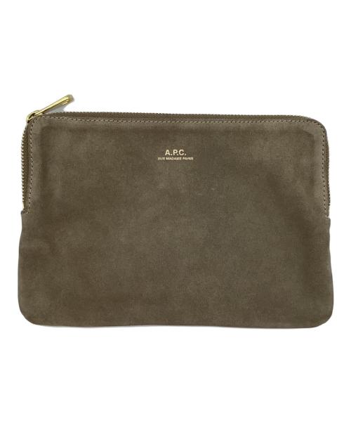 A.P.C.（アーペーセー）A.P.C. (アーペーセー) ダガーポーチ ベージュの古着・服飾アイテム