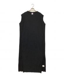 Champion REVERSE WEAVE（チャンピオン リバース ウィーブ）の古着「ノースリーブワンピース」｜ブラック