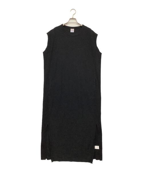 Champion REVERSE WEAVE（チャンピオン リバース ウィーブ）Champion REVERSE WEAVE (チャンピオン リバース ウィーブ) ノースリーブワンピース ブラック サイズ:Mの古着・服飾アイテム