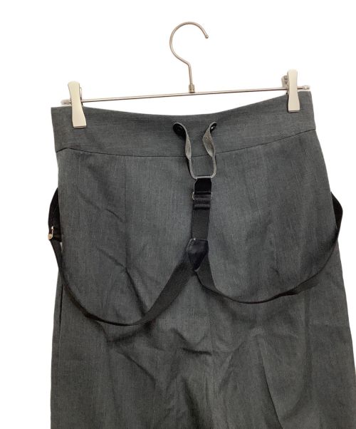 H BEAUTY&YOUTH（エイチ ビューティー&ユース）H BEAUTY&YOUTH (エイチ ビューティー&ユース) サスペンダー付パンツ グレー サイズ:Sの古着・服飾アイテム