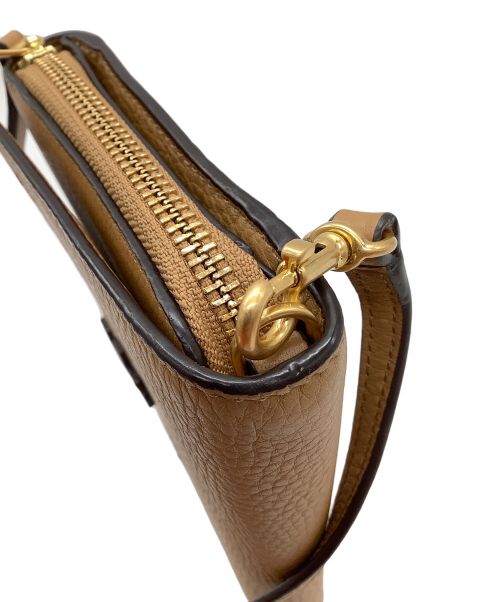 TORY BURCH（トリーバーチ）TORY BURCH (トリーバーチ) ショルダーウォレット キャメルの古着・服飾アイテム