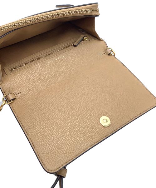 TORY BURCH（トリーバーチ）TORY BURCH (トリーバーチ) ショルダーウォレット キャメルの古着・服飾アイテム