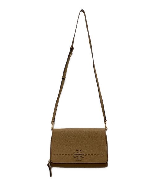 TORY BURCH（トリーバーチ）TORY BURCH (トリーバーチ) ショルダーウォレット キャメルの古着・服飾アイテム