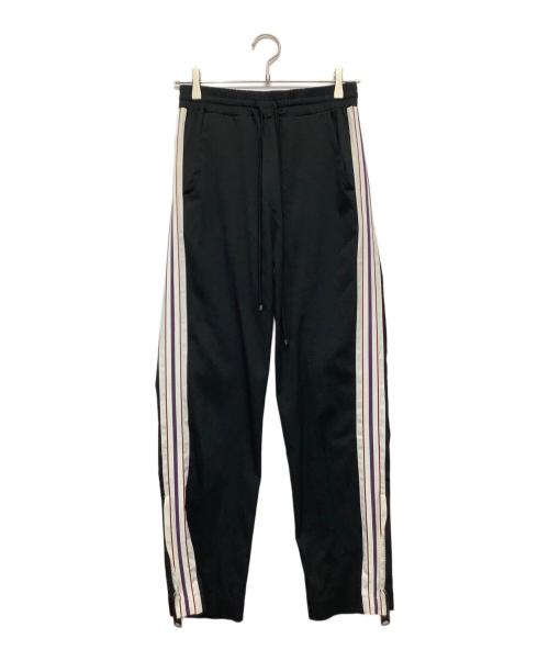 Maison MIHARA YASUHIRO（メゾン ミハラ ヤスヒロ）Maison MIHARA YASUHIRO (メゾン ミハラ ヤスヒロ) ライントラックパンツ ブラック×ホワイト サイズ:44の古着・服飾アイテム