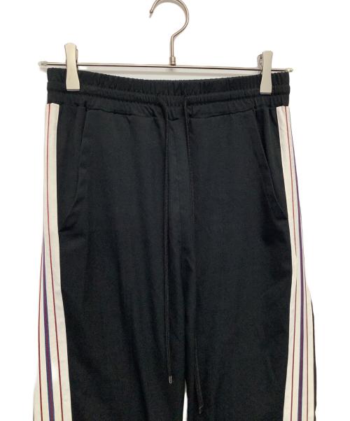 Maison MIHARA YASUHIRO（メゾン ミハラ ヤスヒロ）Maison MIHARA YASUHIRO (メゾン ミハラ ヤスヒロ) ライントラックパンツ ブラック×ホワイト サイズ:44の古着・服飾アイテム