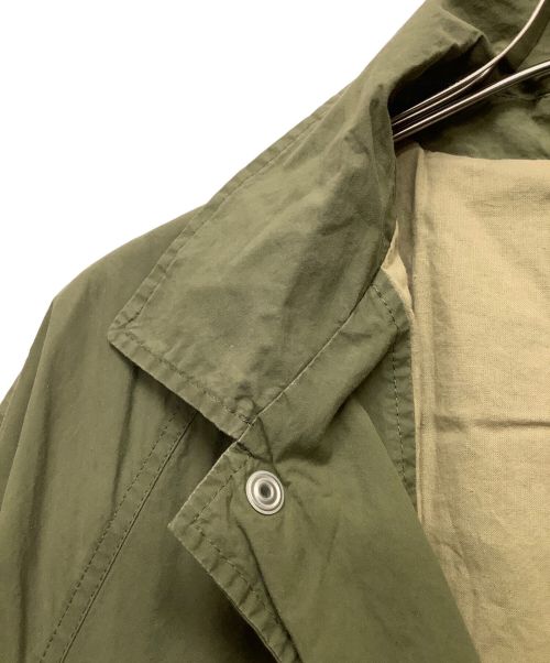 NIGEL CABOURN（ナイジェルケーボン）NIGEL CABOURN (ナイジェルケーボン) ステンカラーコート グリーン サイズ:記載無しの古着・服飾アイテム