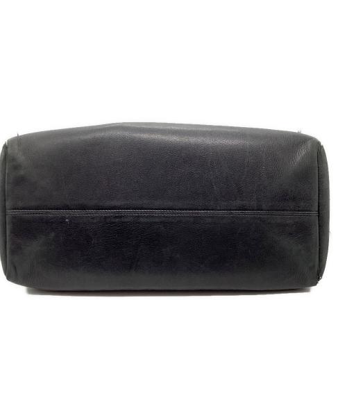 BVLGARI（ブルガリ）BVLGARI (ブルガリ) レザーショルダーバッグ ブラックの古着・服飾アイテム