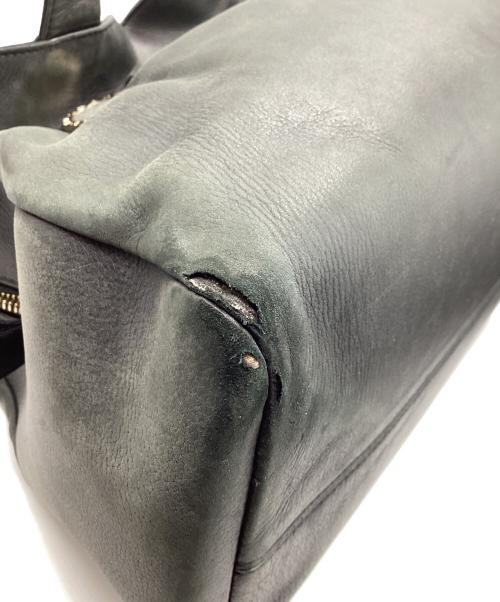 BVLGARI（ブルガリ）BVLGARI (ブルガリ) レザーショルダーバッグ ブラックの古着・服飾アイテム