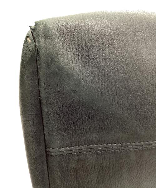 BVLGARI（ブルガリ）BVLGARI (ブルガリ) レザーショルダーバッグ ブラックの古着・服飾アイテム