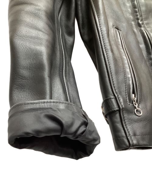 Schott（ショット）Schott (ショット) シングルライダースジャケット ブラック サイズ:34の古着・服飾アイテム