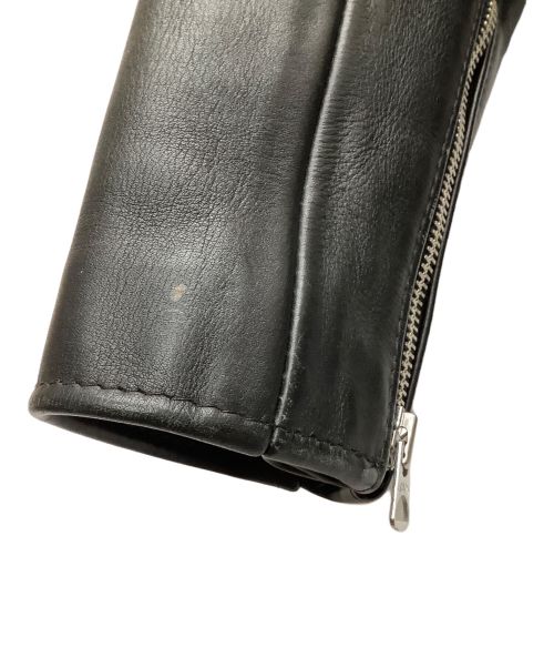 Schott（ショット）Schott (ショット) シングルライダースジャケット ブラック サイズ:34の古着・服飾アイテム