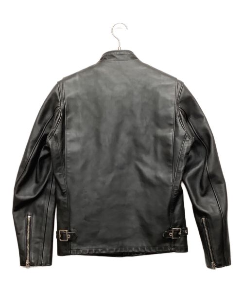 Schott（ショット）Schott (ショット) シングルライダースジャケット ブラック サイズ:34の古着・服飾アイテム