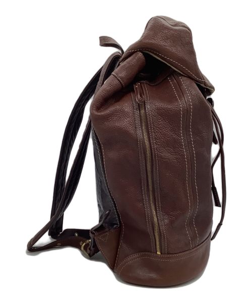 土屋鞄（ツチヤカバン）土屋鞄 (ツチヤカバン) トーンオイルヌメ ソフトバックパック ブラウンの古着・服飾アイテム