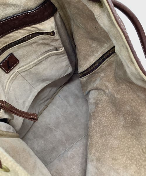 土屋鞄（ツチヤカバン）土屋鞄 (ツチヤカバン) トーンオイルヌメ ソフトバックパック ブラウンの古着・服飾アイテム