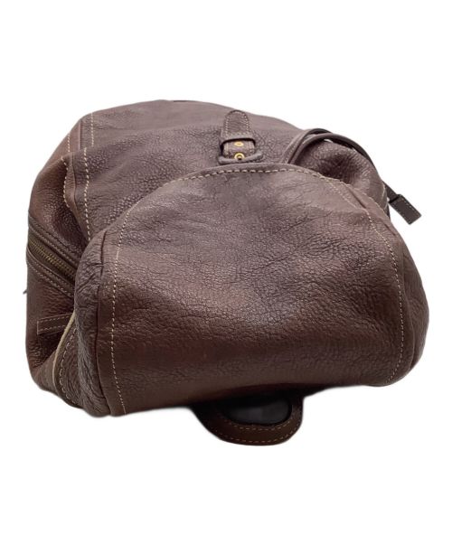 土屋鞄（ツチヤカバン）土屋鞄 (ツチヤカバン) トーンオイルヌメ ソフトバックパック ブラウンの古着・服飾アイテム