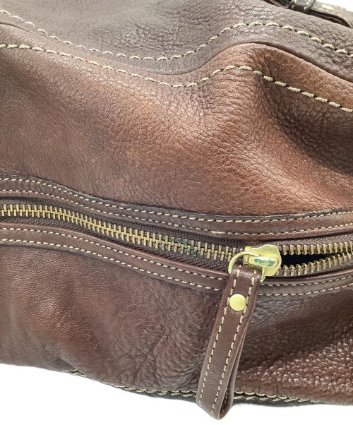 土屋鞄（ツチヤカバン）土屋鞄 (ツチヤカバン) トーンオイルヌメ ソフトバックパック ブラウンの古着・服飾アイテム