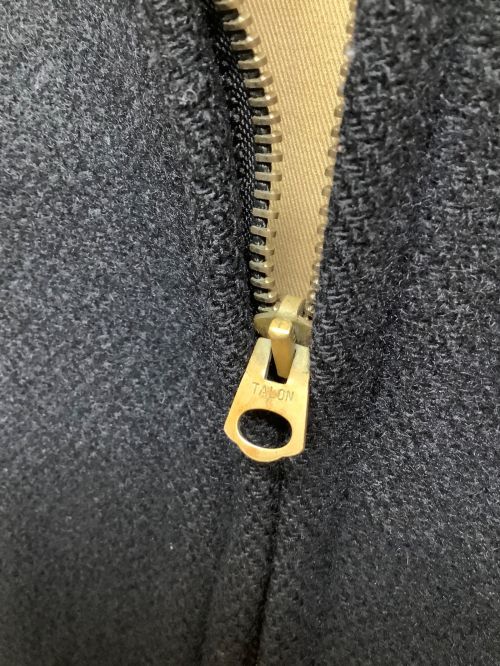 STYLE EYES（スタイルアイズ）STYLE EYES (スタイルアイズ) ウール レザー スタジャン ブラック×ベージュ サイズ:40の古着・服飾アイテム