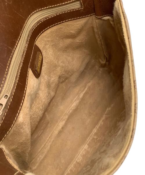 GUCCI（グッチ）GUCCI (グッチ) ショルダーバッグ ブラウン×ベージュの古着・服飾アイテム
