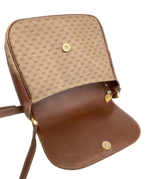 GUCCI（グッチ）GUCCI (グッチ) ショルダーバッグ ブラウン×ベージュの古着・服飾アイテム