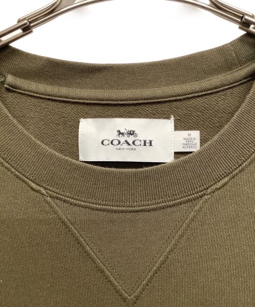 COACH（コーチ）COACH (コーチ) スウェットシャツ グリーン サイズ:Ｍの古着・服飾アイテム