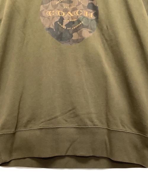 COACH（コーチ）COACH (コーチ) スウェットシャツ グリーン サイズ:Ｍの古着・服飾アイテム