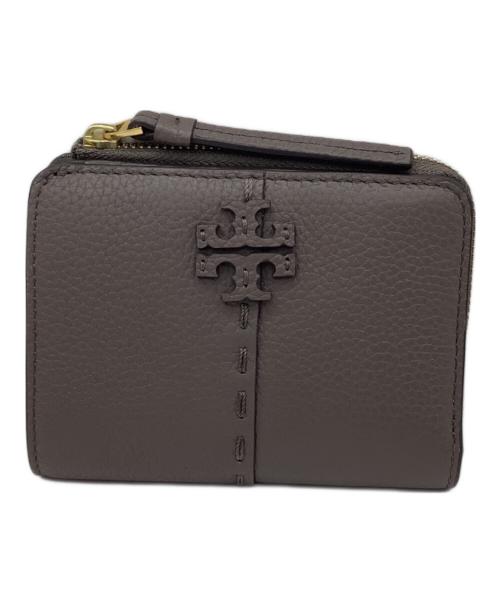 TORY BURCH（トリーバーチ）TORY BURCH (トリーバーチ) 2つ折り財布　TORY BURCH ブラウンの古着・服飾アイテム
