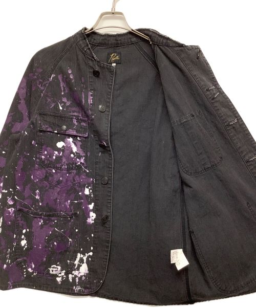 Needles（ニードルズ）Needles (ニードルズ) ジャケット ブラック×パープル サイズ:Sの古着・服飾アイテム