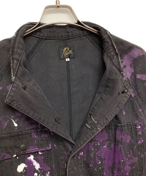 Needles（ニードルズ）Needles (ニードルズ) ジャケット ブラック×パープル サイズ:Sの古着・服飾アイテム