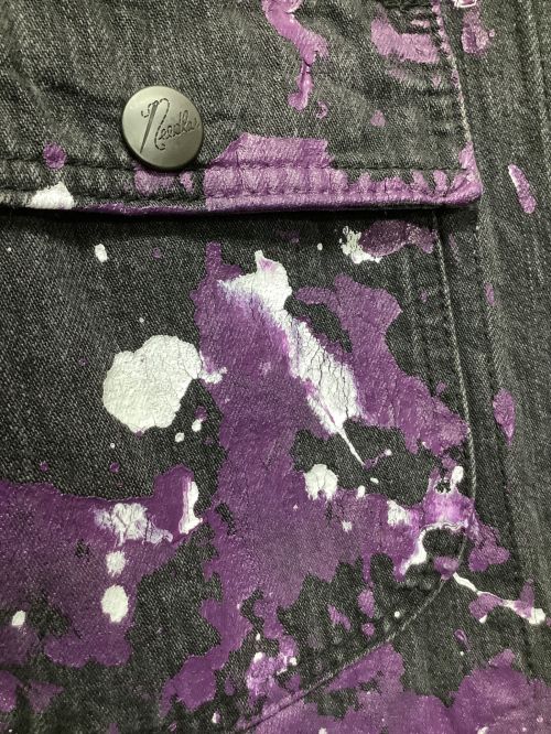 Needles（ニードルズ）Needles (ニードルズ) ジャケット ブラック×パープル サイズ:Sの古着・服飾アイテム