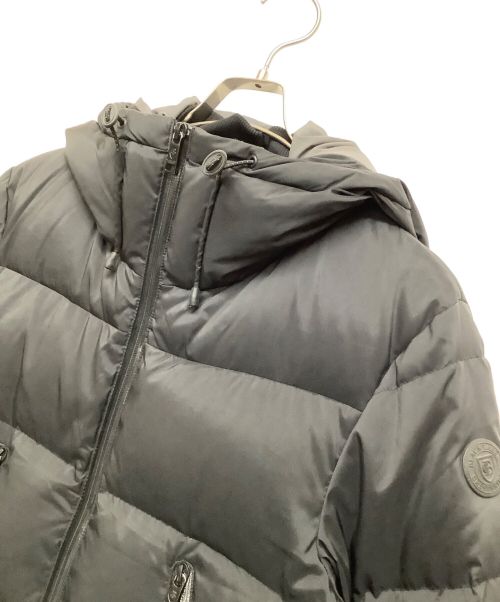 BLACK LABEL CRESTBRIDGE（ブラックレーベル クレストブリッジ）BLACK LABEL CRESTBRIDGE (ブラックレーベル クレストブリッジ) ダウンジャケット ブラック サイズ:Mサイズの古着・服飾アイテム