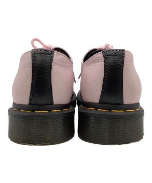 Dr.Martens（ドクターマーチン）Dr.Martens (ドクターマーチン) レザーシューズ ブラック×ピンク サイズ:UK4の古着・服飾アイテム
