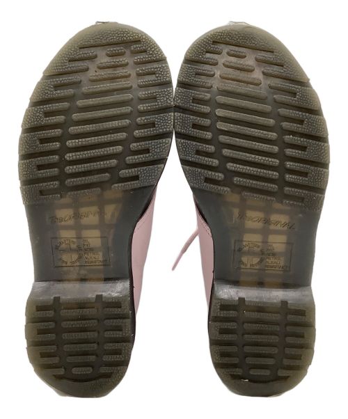 Dr.Martens（ドクターマーチン）Dr.Martens (ドクターマーチン) レザーシューズ ブラック×ピンク サイズ:UK4の古着・服飾アイテム