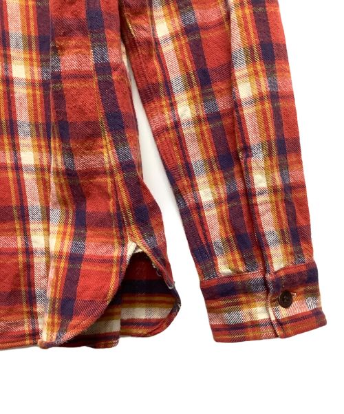 WAREHOUSE（ウエアハウス）WAREHOUSE (ウエアハウス) ネルシャツ レッド サイズ:38の古着・服飾アイテム