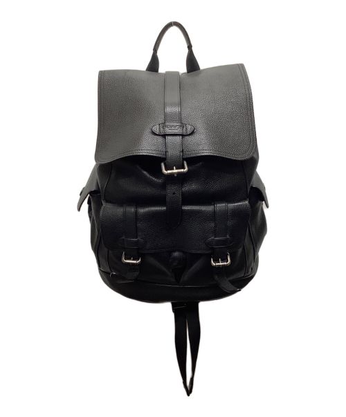 COACH（コーチ）COACH (コーチ) レザーリュック ブラックの古着・服飾アイテム