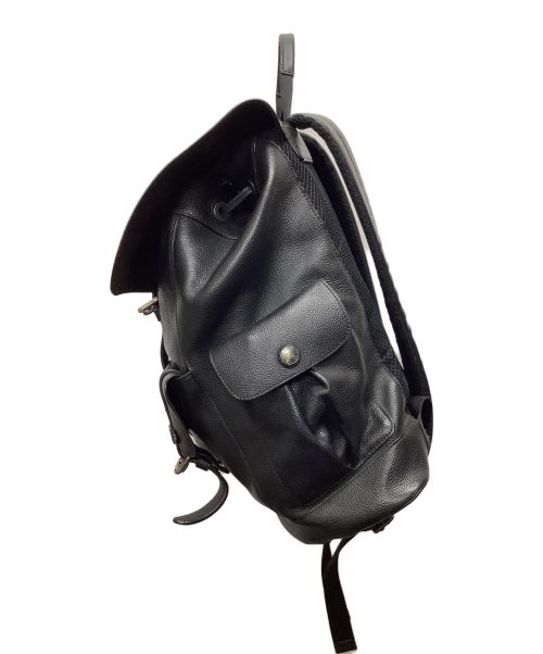 COACH（コーチ）COACH (コーチ) レザーリュック ブラックの古着・服飾アイテム