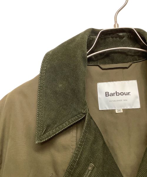 Barbour（バブアー）Barbour (バブアー) トレンチコート グリーン サイズ:36の古着・服飾アイテム