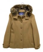 BURBERRY BLUE LABELバーバリーロンドンブルーレーベル）の古着「ショートコート」｜ベージュ