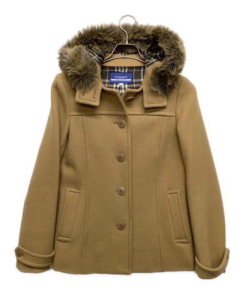 BURBERRY BLUE LABEL（バーバリー ブルー レーベル）BURBERRY BLUE LABEL (バーバリーブルーレーベル) ショートコート ベージュ サイズ:38の古着・服飾アイテム