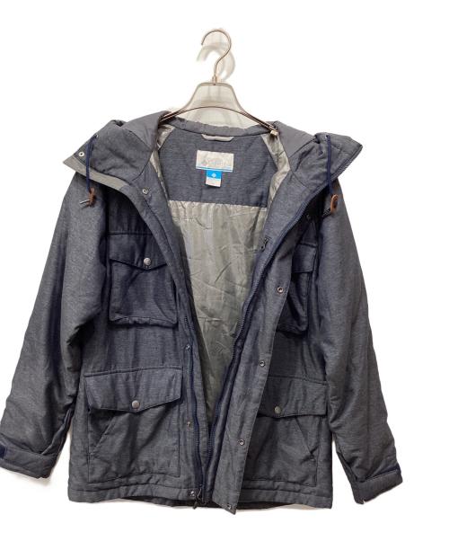 Columbia（コロンビア）Columbia (コロンビア) ビッグリブストレートジャケット グレー サイズ:Mの古着・服飾アイテム