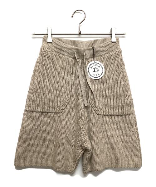 ALEXIA STAM（アリシアスタン）ALEXIA STAM (アリシアスタン) ニットパンツ ベージュ サイズ:S 未使用品の古着・服飾アイテム
