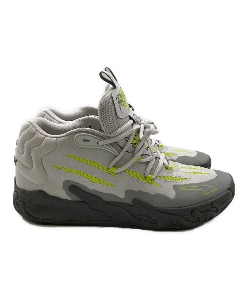 PUMA（プーマ）PUMA (プーマ) ラメロ・ボール シグネイチャーモデル ホワイト×グレー サイズ:28.5cmの古着・服飾アイテム