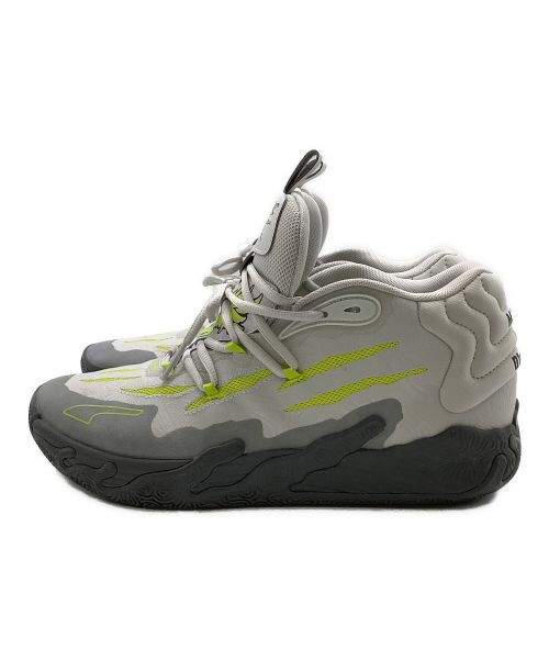 PUMA（プーマ）PUMA (プーマ) ラメロ・ボール シグネイチャーモデル ホワイト×グレー サイズ:28.5cmの古着・服飾アイテム
